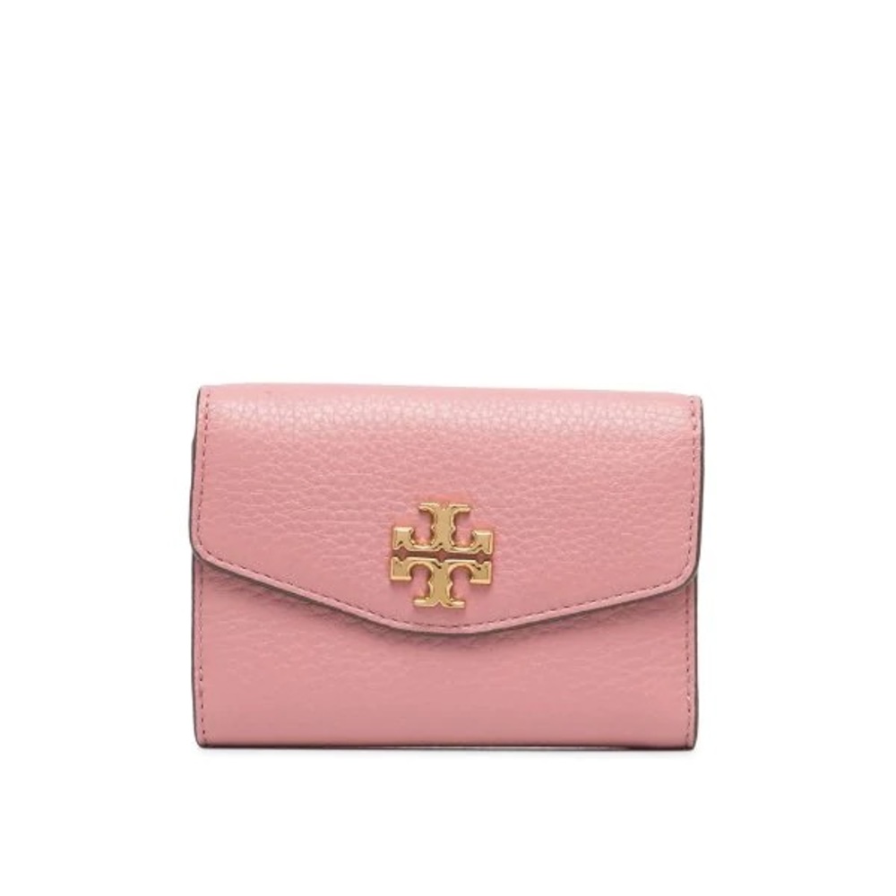 Tory Burch pink medium flap wallet
